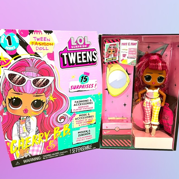 L.O.L. SURPRISE! TWEENS FASHION DOLL PLAYSET BNIB “CHERRY B.B.” SERIES ONE - Picture 1 of 11